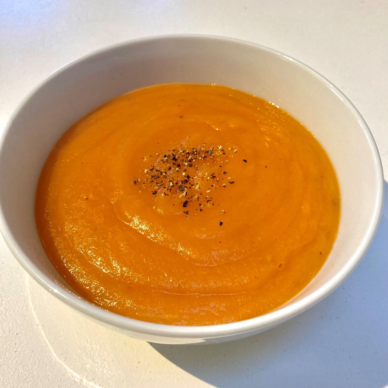 Easy Low FODMAP Carrot And Sweet Potato Soup - The Lazy Low FODMAP